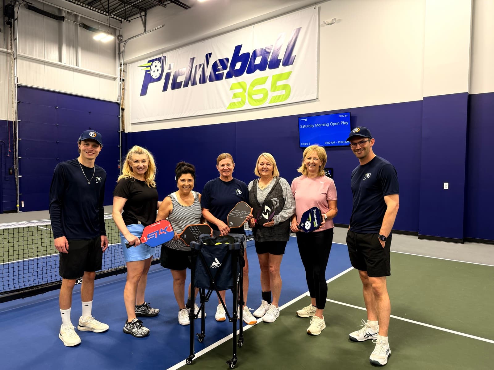 A coaching clinic at Pickleball 365